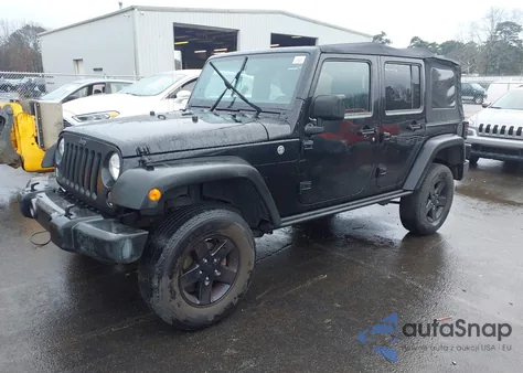 2016 Jeep Wrangler Unlimited Black Bear from USA, damaged, VIN 1C4BJWDGXGL133602